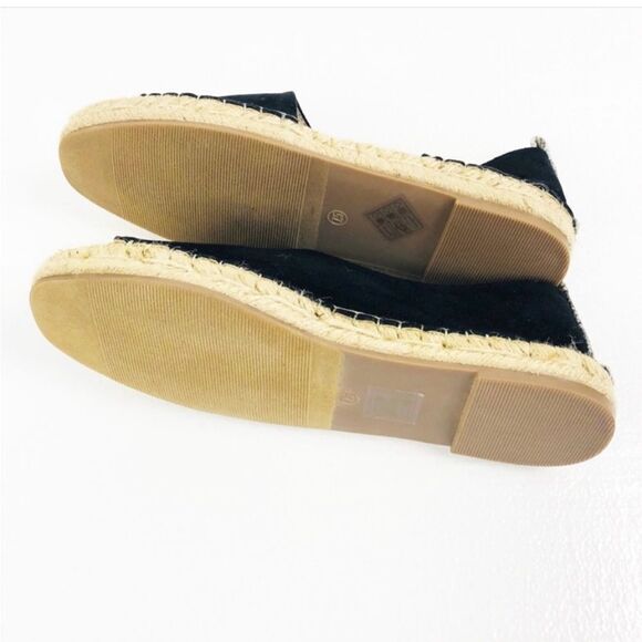 Queen George Sandals Flats Black 7.5 NEW - Picture 8 of 8